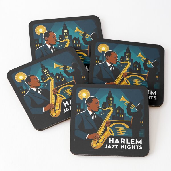 Item preview, Harlem Jazz Nights - Art Deco Retro Art designed and sold by Myra365Art.