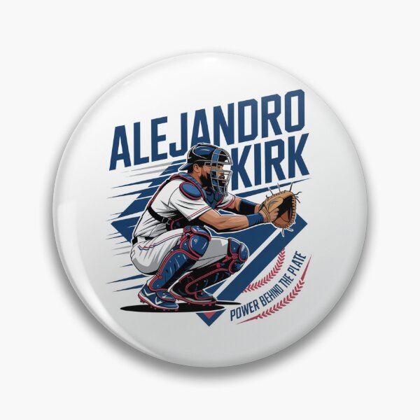 Artikelvorschau, Baseball-Catcher Alejandro Kirk Fan-Serie entworfen und verkauft von Nordic Echo.