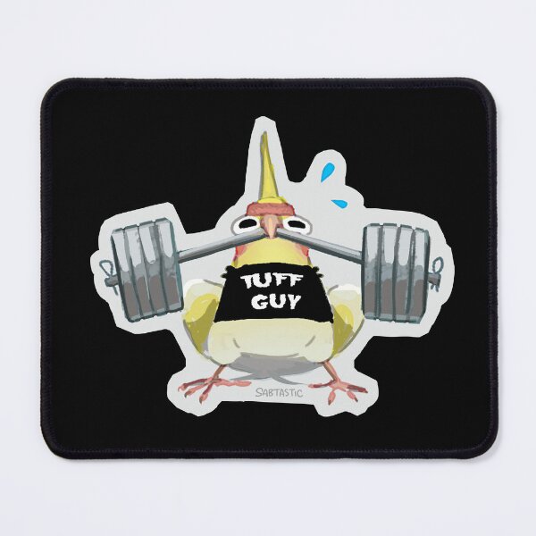Item preview, Motivational Gym Cockatiel designed and sold by Sabtastic.