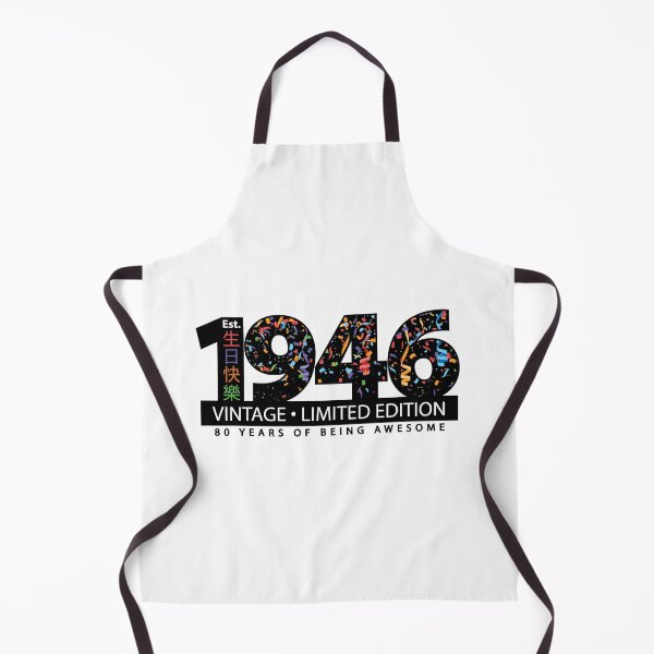 Item preview, Happy 80th Est. 1946 Vintage Limited Edition 80 Years of Being Awesome designed and sold by PCStudio57.