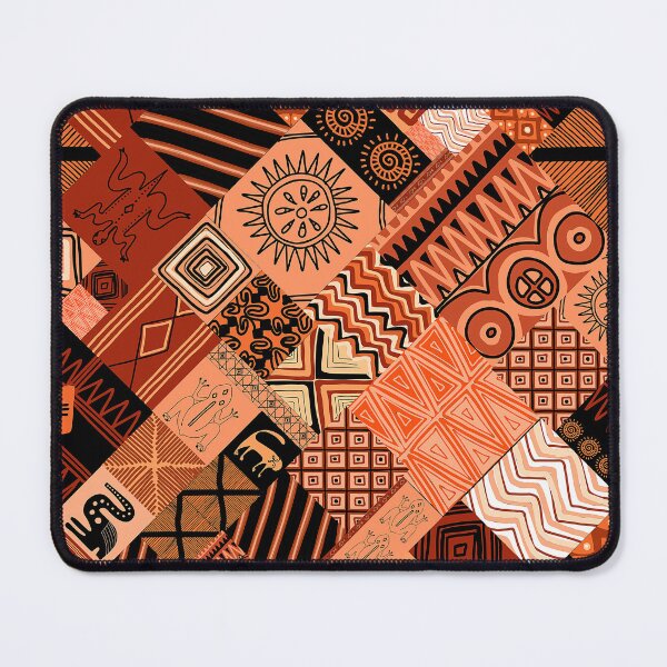 Item preview, African-Inspired Geometric Abstract Designs In Spicy Earthtones  designed and sold by DEC02.