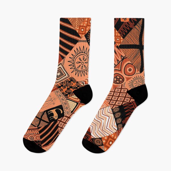 Item preview, African-Inspired Geometric Abstract Designs In Spicy Earthtones  designed and sold by DEC02.
