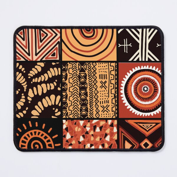 Item preview, African Geometric Clay, Sand, And Earth Hues Pattern  designed and sold by DEC02.