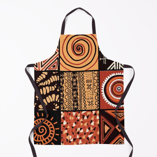 Item preview, African Geometric Clay, Sand, And Earth Hues Pattern designed and sold by DEC02.
