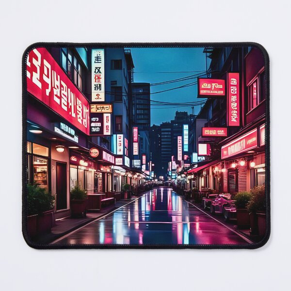 Item preview, ITAEWON RO NEON SIGNAGE BUSY ALLEY STREETS KOREA designed and sold by DottedEarth.