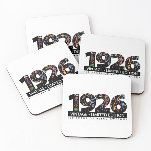 Item preview, Happy 100th Est. 1926 Vintage Limited Edition 100 Years of Being Awesome designed and sold by PCStudio57.
