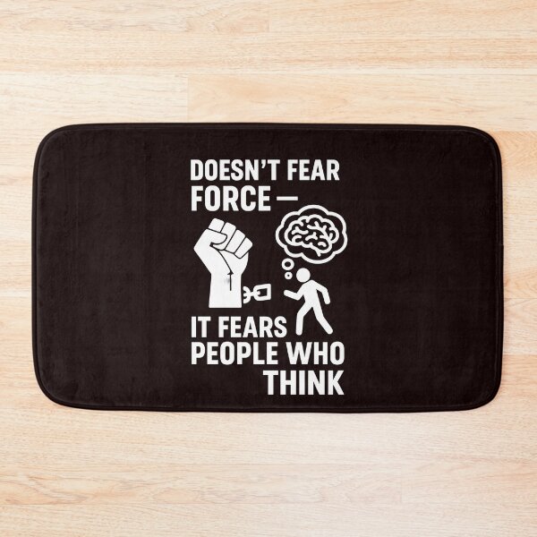 Item preview, The System Doesn’t Fear Force — It Fears People Who Think  designed and sold by Les-Ink-Studio.