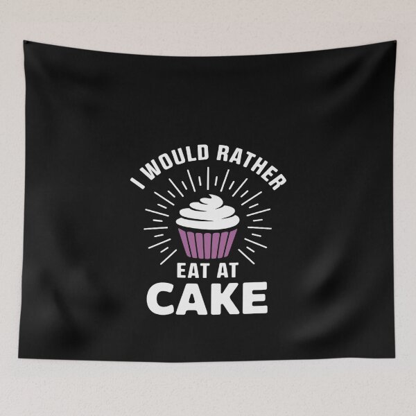 Item preview, I Would Rather Eat Cake Asexual Pride  designed and sold by MonsterBuddiess.