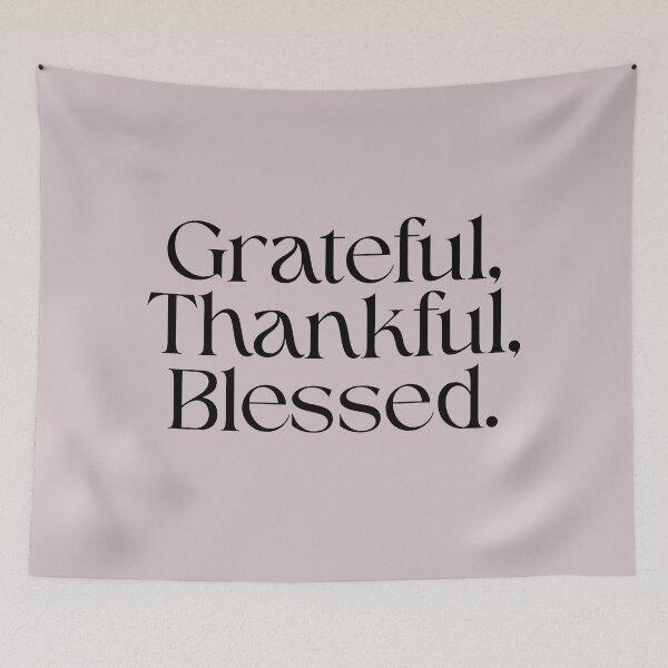 Item preview, Grateful, Thankful, Blessed. Thanksgiving Design designed and sold by TrueImage1.