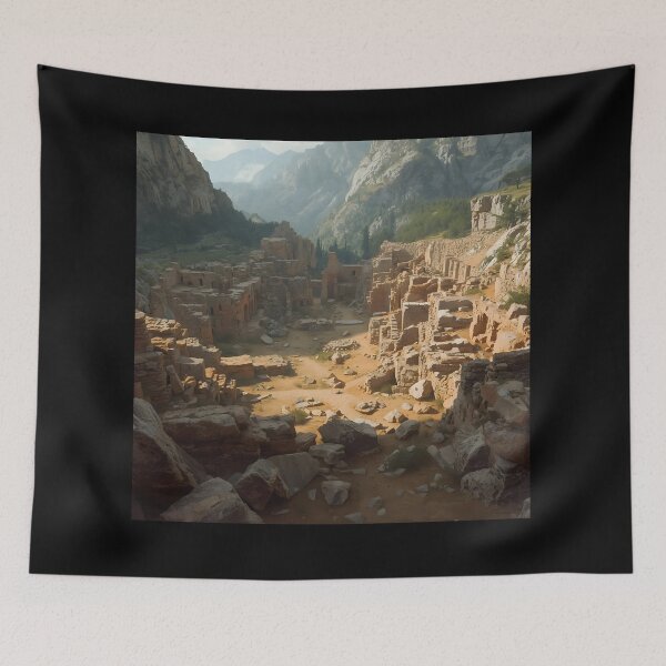Item preview, ANCIENT RUINS OF MOUNTAIN CITY to Bring Some Eternal Vibes and Motivation, Good Vibes and Productivity at Your Home and Office designed and sold by Jt41.