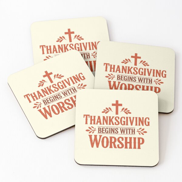 Item preview, Thanksgiving Begins With Worship Design designed and sold by TrueImage1.