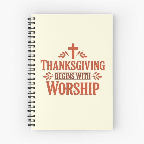 Item preview, Thanksgiving Begins With Worship Design designed and sold by TrueImage1.