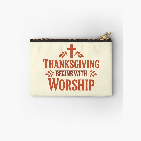 Item preview, Thanksgiving Begins With Worship Design designed and sold by TrueImage1.