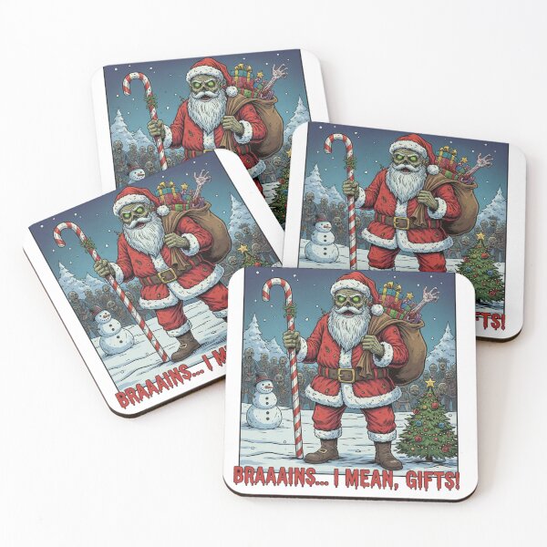 Item preview, Merry Zombie Christmas - Brains, Guts, and Gore Holiday designed and sold by RainUlan53.