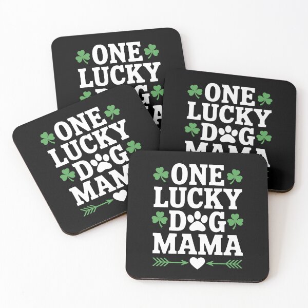 Item preview, One Lucky Dog Mom St Patricks Day Dog designed and sold by DrewLeuschke.