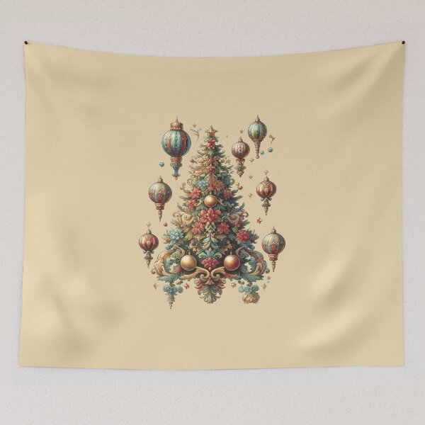 Item preview, Baroque Christmas Tree, Old Fashion Victorian, Onaments designed and sold by TheTimeTaxi.