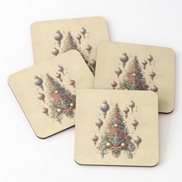 Item preview, Baroque Christmas Tree, Old Fashion Victorian, Onaments designed and sold by TheTimeTaxi.