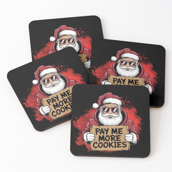 Item preview, Pay Me More Cookies: Santa's Demand designed and sold by WeranovDesign.