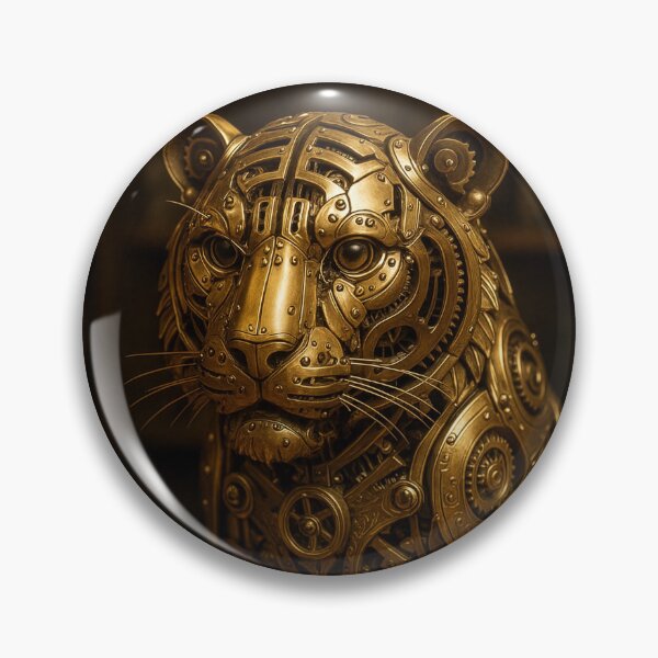 Item preview, Steampunk Clockwork Tiger designed and sold by Tridentulus.