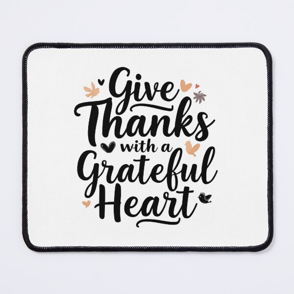 Item preview, Give Thanks With A Grateful Heart Thanksgiving Design designed and sold by TrueImage1.