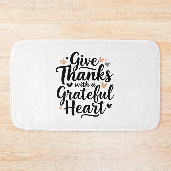 Item preview, Give Thanks With A Grateful Heart Thanksgiving Design designed and sold by TrueImage1.