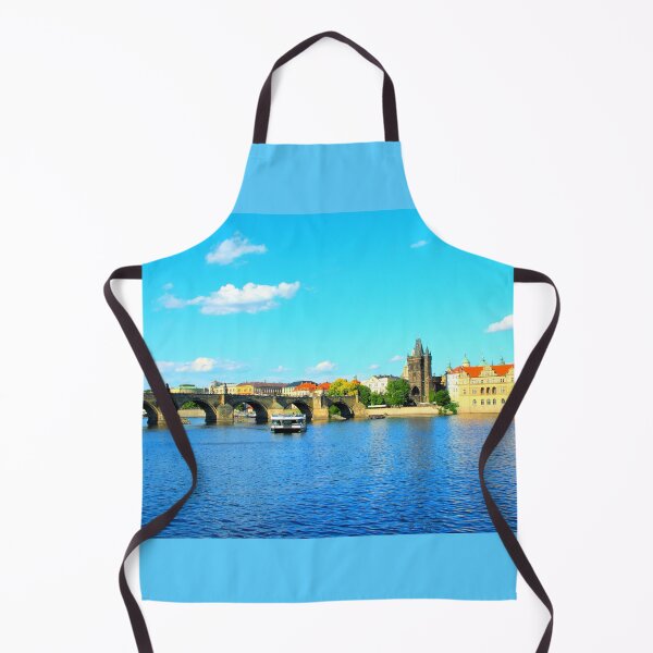 Item preview, View of the Vltava River, Charles Bridge and Old Town Bridge Tower in Prague, Czech Republic designed and sold by Kristina Drozd.
