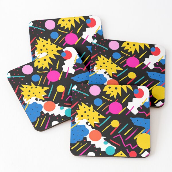 Item preview, Pop Art Pink, Blue, Yellow, Black Abstract Designs designed and sold by DEC02.