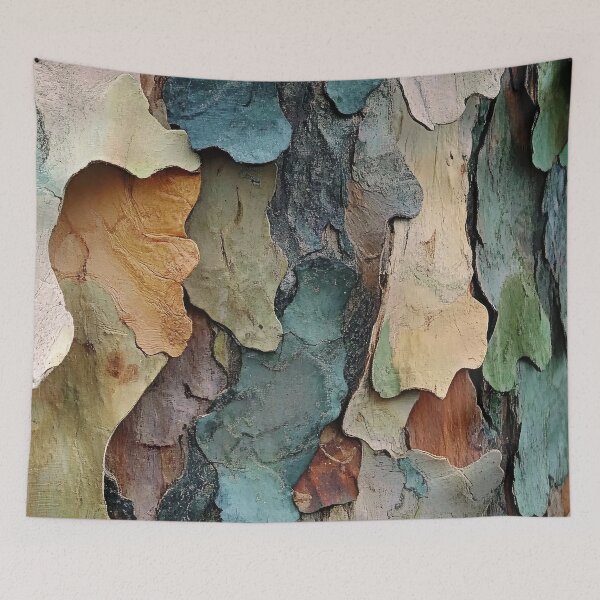 Item preview, Raw Energy Jagged Exquisite Abstract Tree Bark Art designed and sold by DEC02.