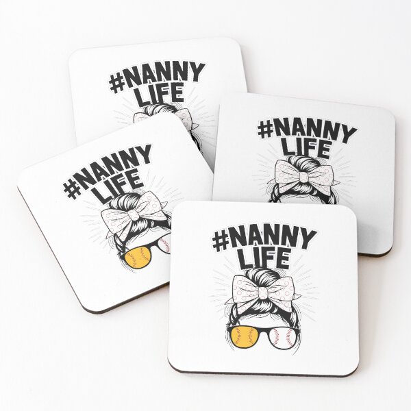 Item preview, Nanny Life Softball Baseball Funny Mothers Day designed and sold by RayArmstrong.