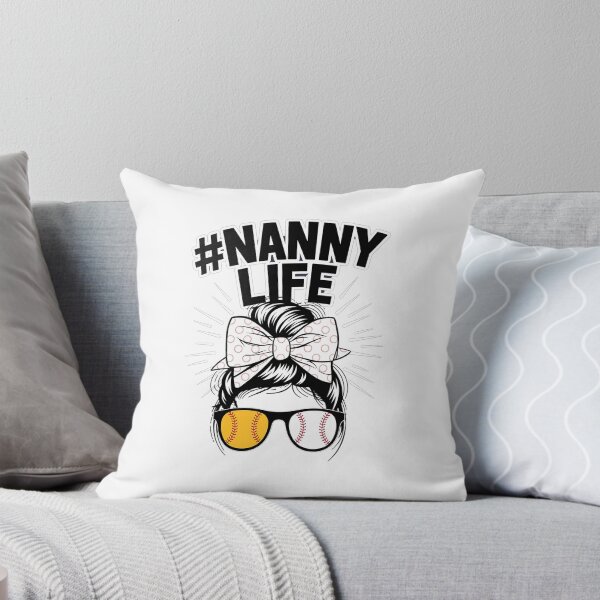 Item preview, Nanny Life Softball Baseball Funny Mothers Day designed and sold by RayArmstrong.
