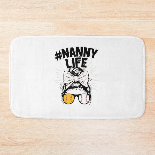 Item preview, Nanny Life Softball Baseball Funny Mothers Day designed and sold by RayArmstrong.