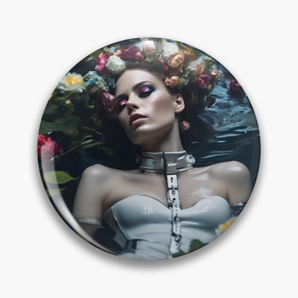 Item preview, Woman in Water with Flowers designed and sold by TotalSubmersion.