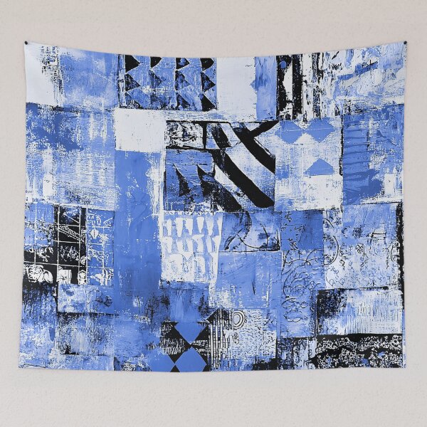 Item preview, Modern Contemporary Dreamy Blue And White Abstract Designs designed and sold by DEC02.
