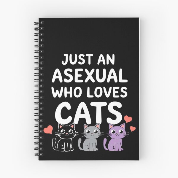 Item preview, Just An Asexual Who Loves Cats Kawaii Cat Asexuality Pride  designed and sold by MonsterBuddiess.