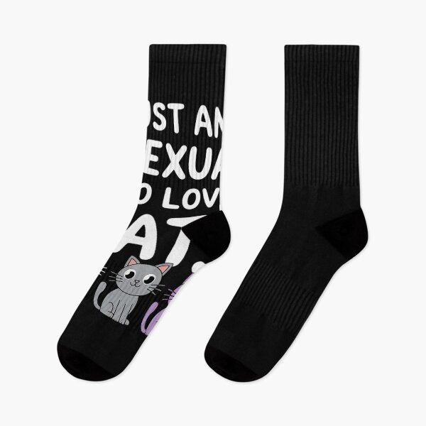 Item preview, Just An Asexual Who Loves Cats Kawaii Cat Asexuality Pride  designed and sold by MonsterBuddiess.