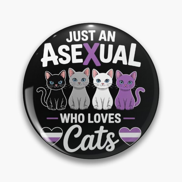 Item preview, Just An Asexual Who Loves Cats Kawaii Cat Asexuality Pride 1  designed and sold by MonsterBuddiess.