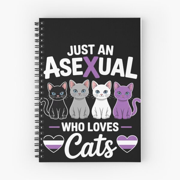 Item preview, Just An Asexual Who Loves Cats Kawaii Cat Asexuality Pride 1  designed and sold by MonsterBuddiess.