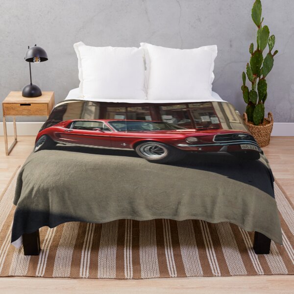 Item preview, Crimson Glory, Classic Red 1965 Ford Mustang by the Vintage Cafe designed and sold by BlareBlare.