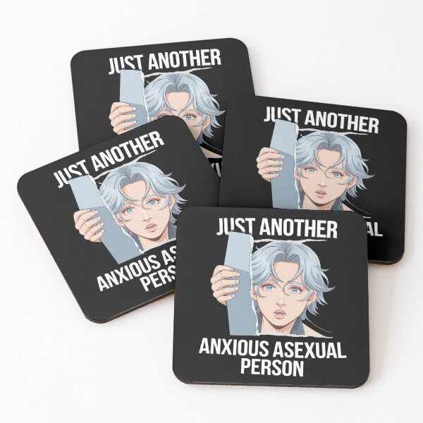 Item preview, Just another anxious asexual person  designed and sold by MonsterBuddiess.