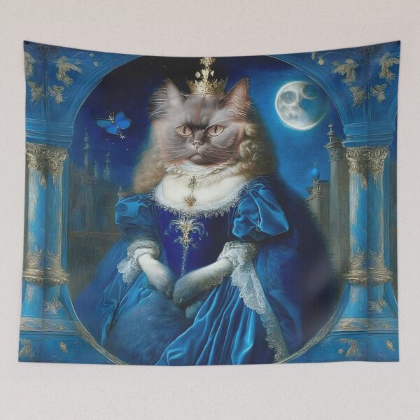 Item preview, Cool Anthropomorphic Persian Cat In Vintage Oil Painting Style designed and sold by LanaGustavsson.