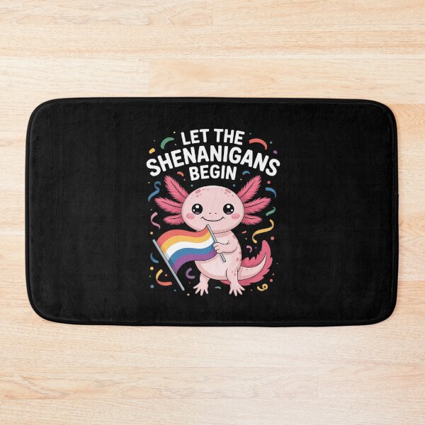 Item preview, Let Shenanigans Begin Axolotl Asexual Flag Ace Pride LGBTQ  designed and sold by MonsterBuddiess.