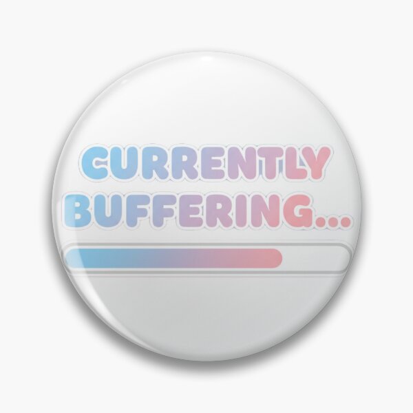Item preview, Currently Buffering – Relatable Aesthetic Sticker designed and sold by manishkumar0777.