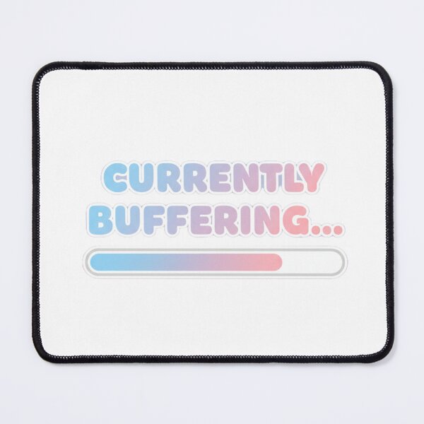 Item preview, Currently Buffering – Relatable Aesthetic Sticker designed and sold by manishkumar0777.