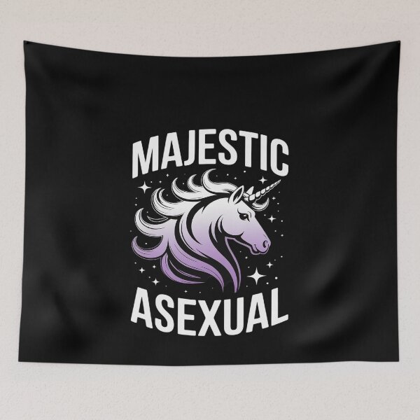 Item preview, Majestic Asexual Pride Ace Unicorn LGBTQ Pride Stuff  designed and sold by MonsterBuddiess.