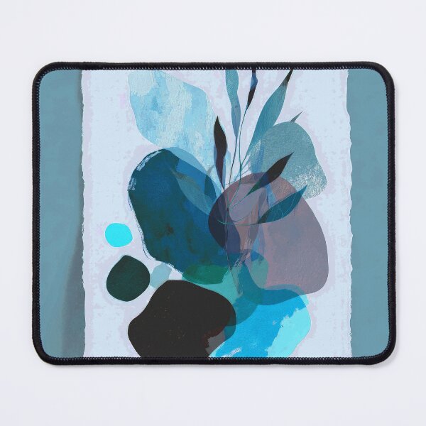 Item preview, Blue Boho-Style Cool Calming Colors Abstract Art designed and sold by DEC02.