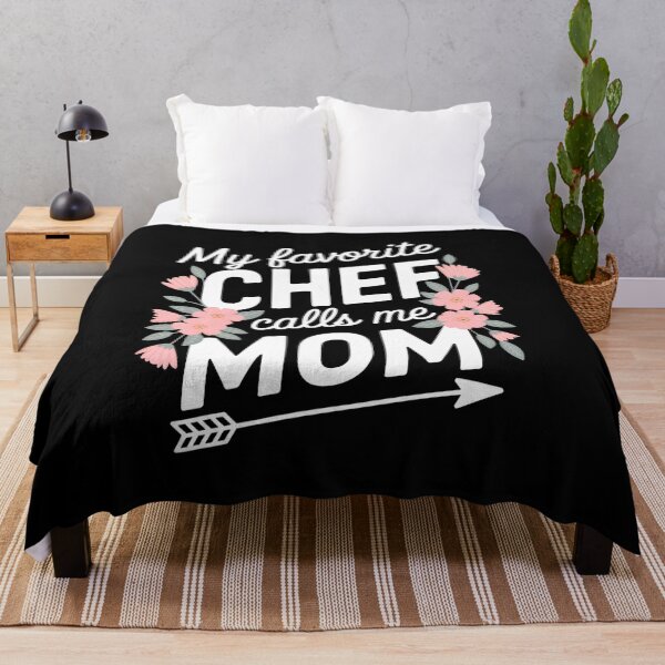Item preview, My Favorite Chef Calls Me Mom Flowers Mothers Day designed and sold by FranzFriesen.