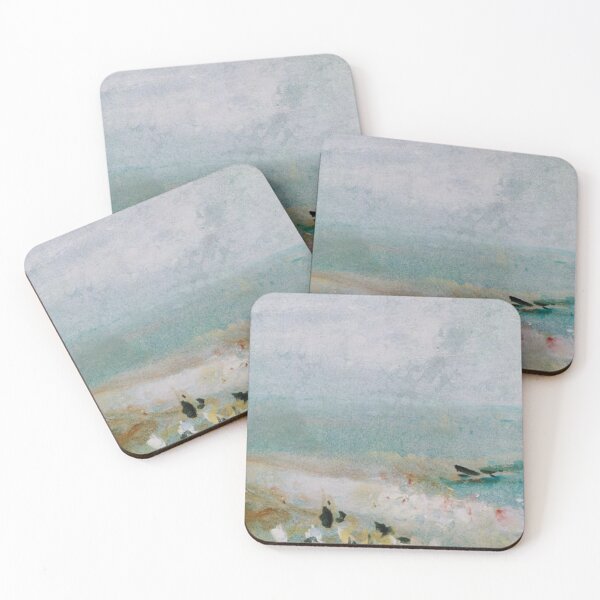 Item preview, Beach with figures and a jetty designed and sold by SharonTheFirst.