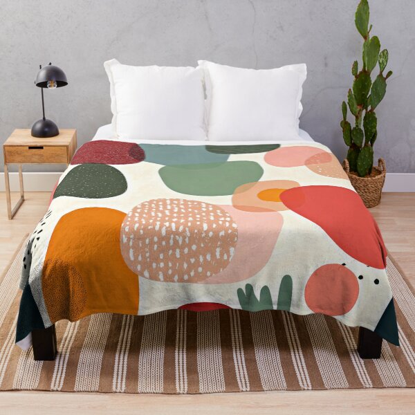 Item preview, Boho Playful Abstract Shapes In Happy Joyful Colors designed and sold by DEC02.