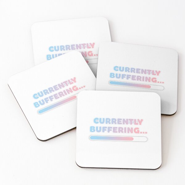 Item preview, Currently Buffering – Relatable Aesthetic Sticker designed and sold by manishkumar0777.