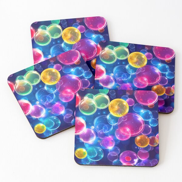 Item preview, Floating Fantasy Bubbles In Blue, Pink, And Yellow designed and sold by DEC02.